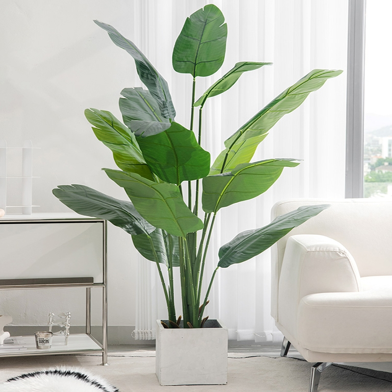 米魁仿真绿植天堂鸟假植物盆栽室内装饰仿生绿植客厅旅人蕉仿真