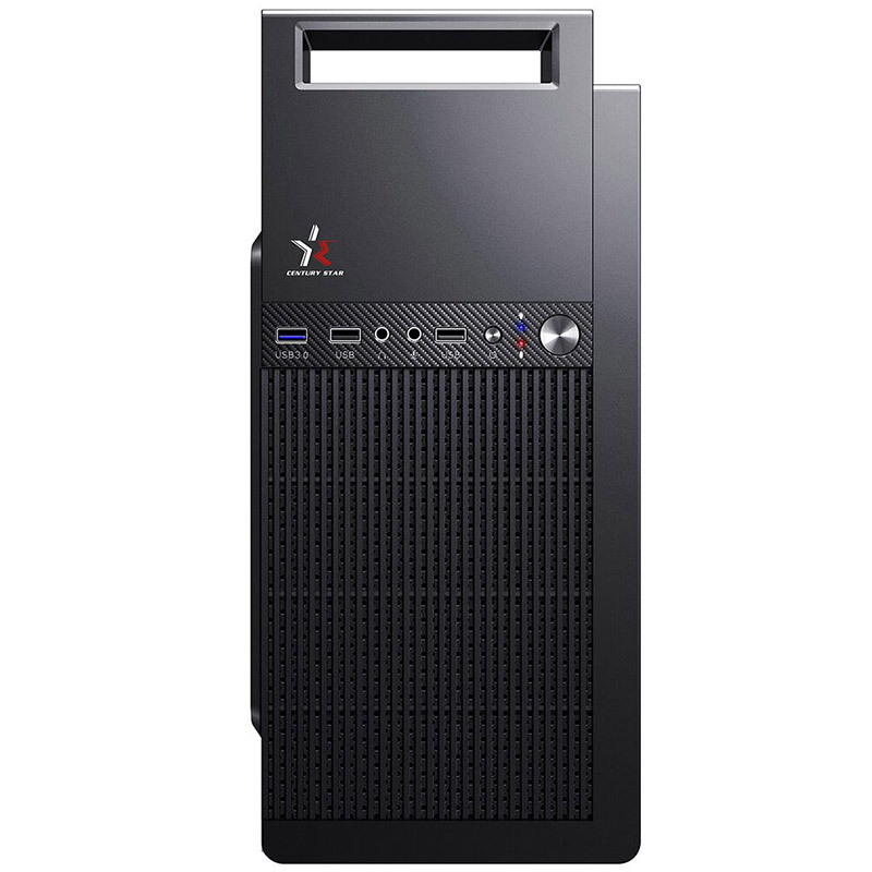 世纪之星 英特尔酷睿i3/4GB高频内存/128GB高速固态 SSD 台式电脑 台式机 电脑主机 组装电脑 DIY组装机 家用办公台式机组装机电脑商务娱乐学生网课电脑+27英寸全套