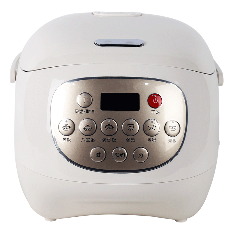 电饭煲时光旧巷12l2l3l升智能预约陶瓷内胆宿舍12人白色3l适合36人