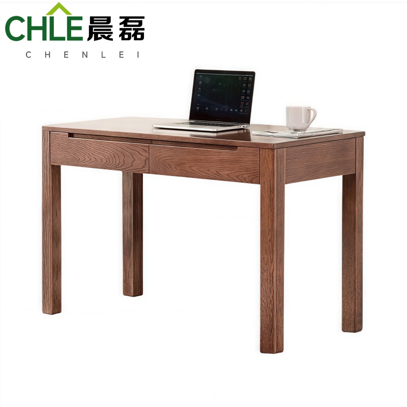 晨磊 书桌学习桌 160*65*76cm(胡桃色) 张高清大图