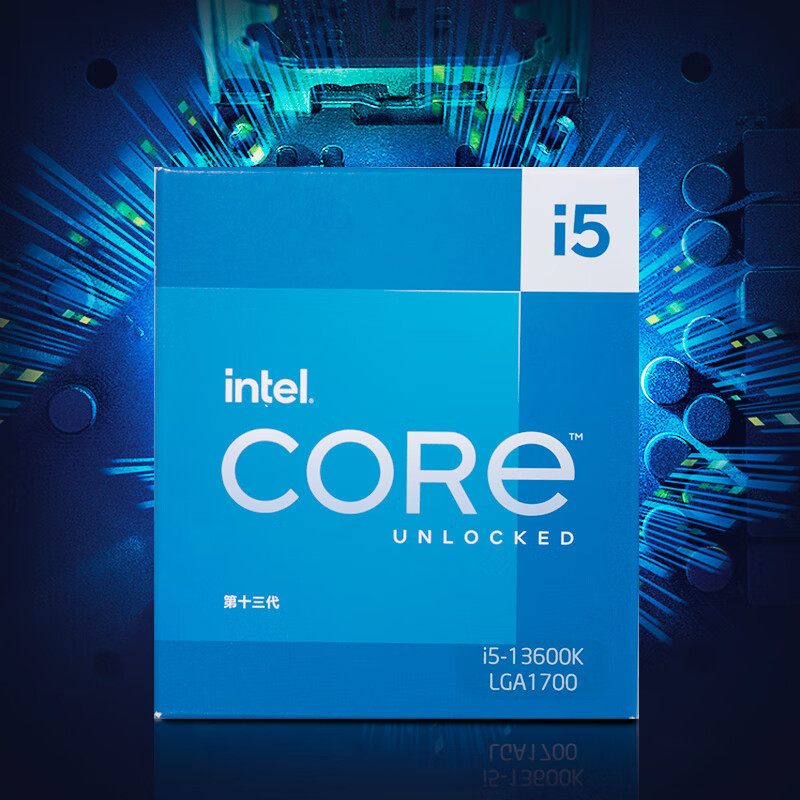 英特尔(Intel)13代 酷睿 i5-13600K 处理器 14核20线程 单核睿频至高可达5.1Ghz 24M三级缓存 台式机CPU