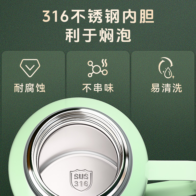 金灶L-168保温壶新款家用大容量焖茶传家壶外出携带车载闷茶暖瓶高清大图