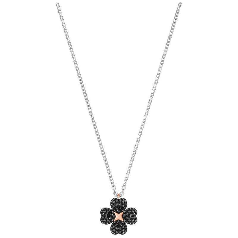 swarovski 施华洛世奇张韶涵同款2018 LATISHA 黑白双面项链锁骨链 海外正品 全国联保 5368980