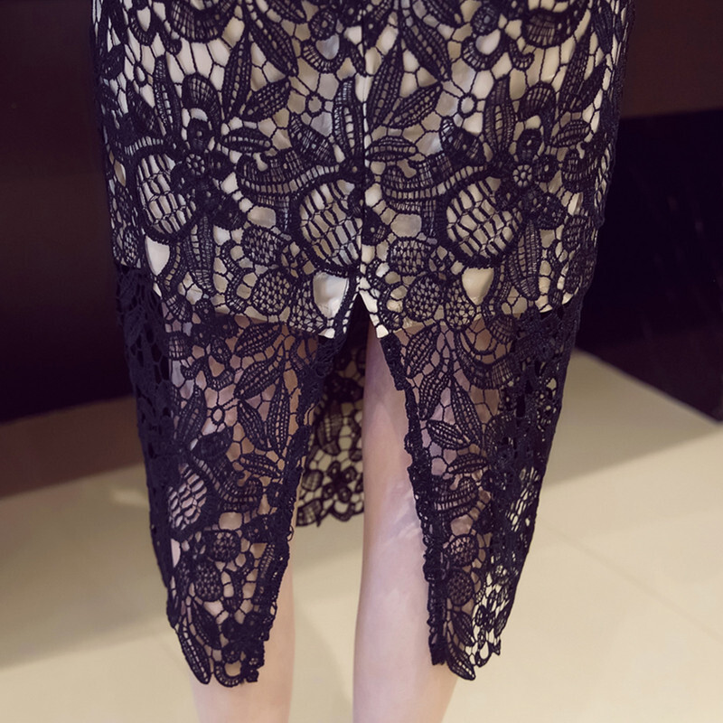 礼服长裙女2018新款名媛气质蕾丝连衣裙露背性感修身显瘦带裙子