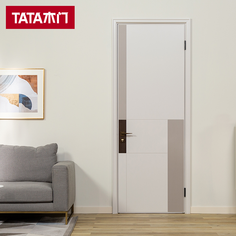 tata木门 简约卧室门家用厨房门 实木复合降噪门定制房门zx044-j