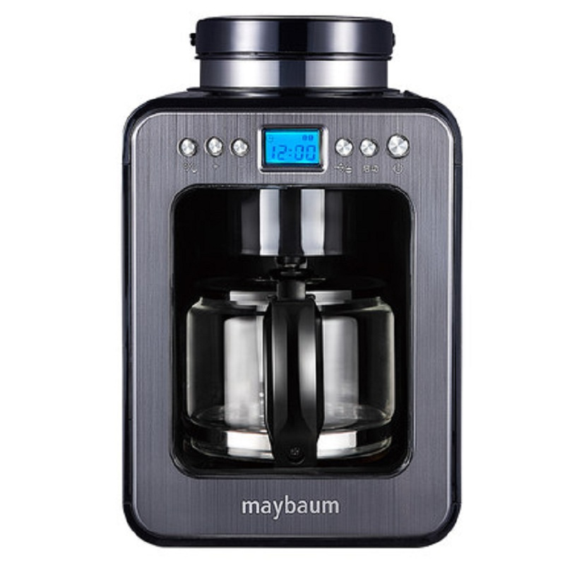 [精选]五月树maybaum M380灰色咖啡机 商用家用全自动智能滴漏式美式磨豆咖啡机