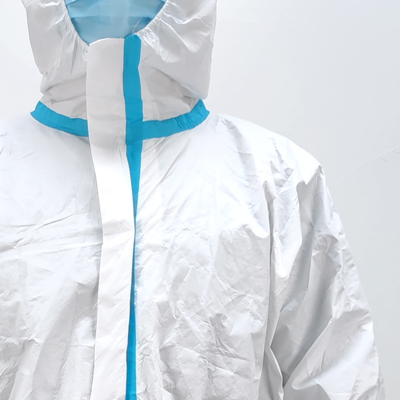 一次性防护服白色pp(连帽) xxxl高清大图