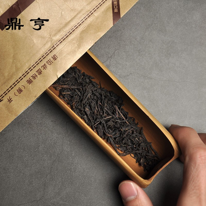 鼎亨赏茶则竹茶则茶匙茶勺茶荷茶铲手工打磨功夫天然竹木茶道君子