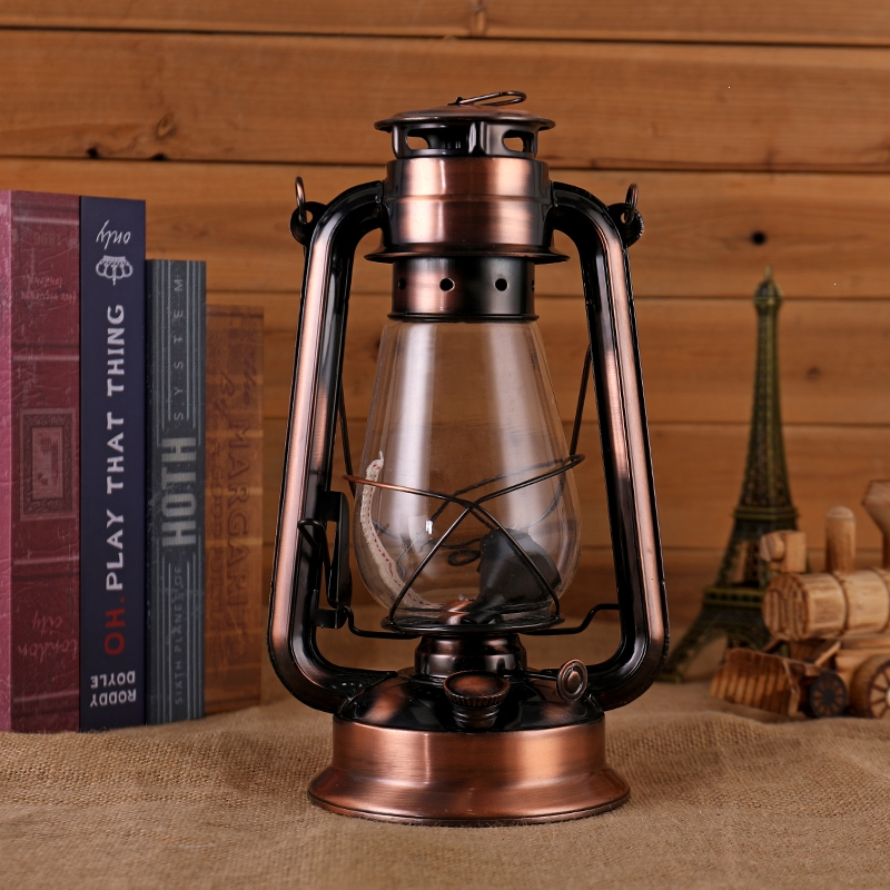 古达复古油灯老式马灯手提煤油灯露营灯野营灯露营帐篷灯装饰摄影道具
