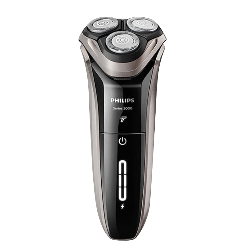 飞利浦(PHILIPS)S3203/08 电动剃须刀男士干湿双剃三刀头全身水洗剃胡刀【3系高配版】快充