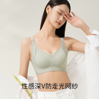 猫人内衣女小胸聚拢调整上托收副乳提拉防下垂无钢圈舒适无痕文胸