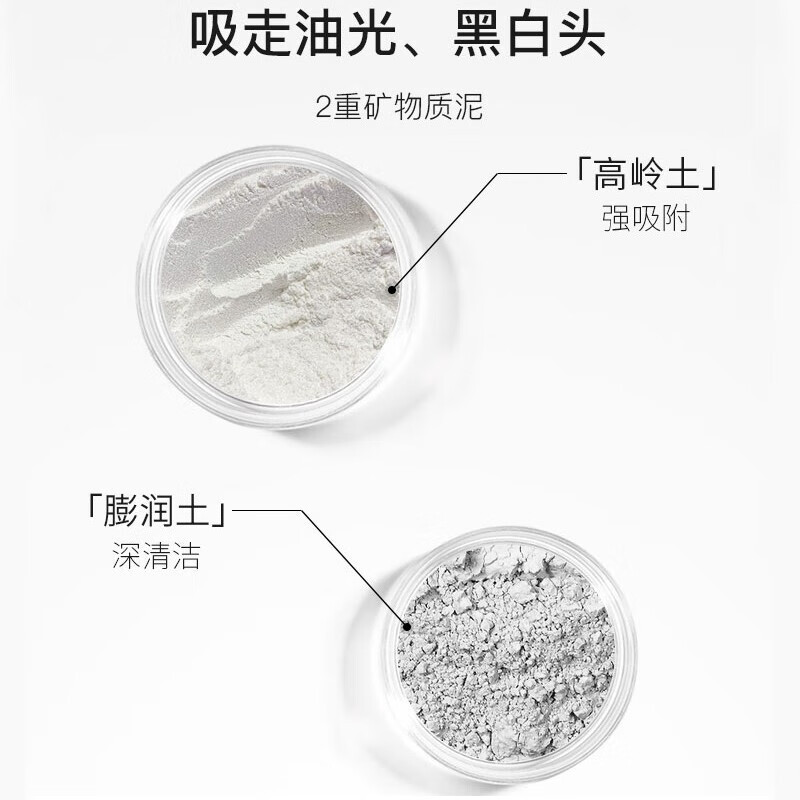 GIK高岭土紧致毛孔面膜补水嫩肤清洁涂抹泥膜男女适用韩国 8g*21片