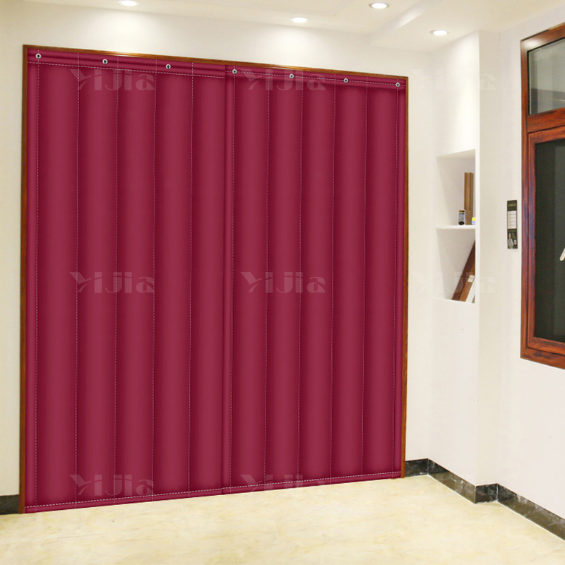 翌嘉YJ3111641 牛津布棉门帘保暖保温门帘防风防寒 红色高清大图