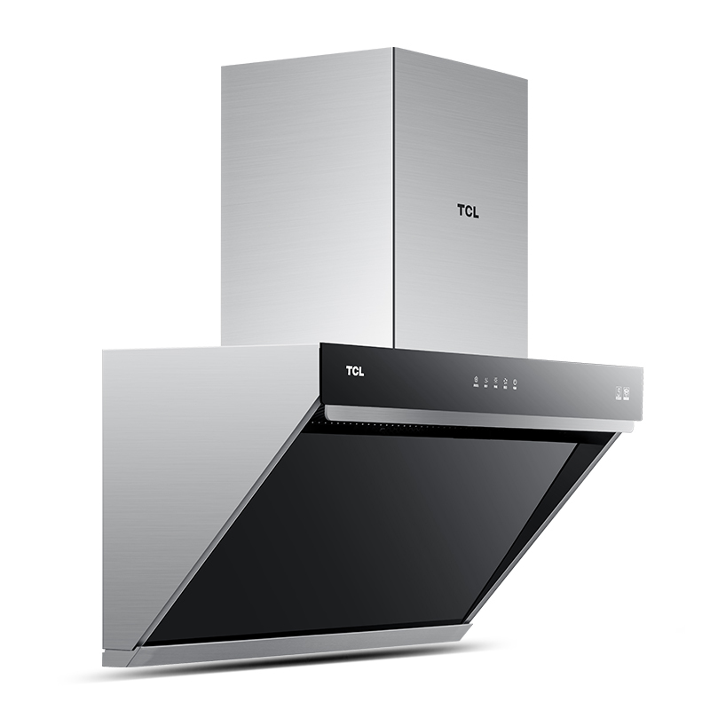 tcl 油烟机一级能效cxw-218-jc27a 五重热浪洗 侧吸家用抽油烟机 黑色