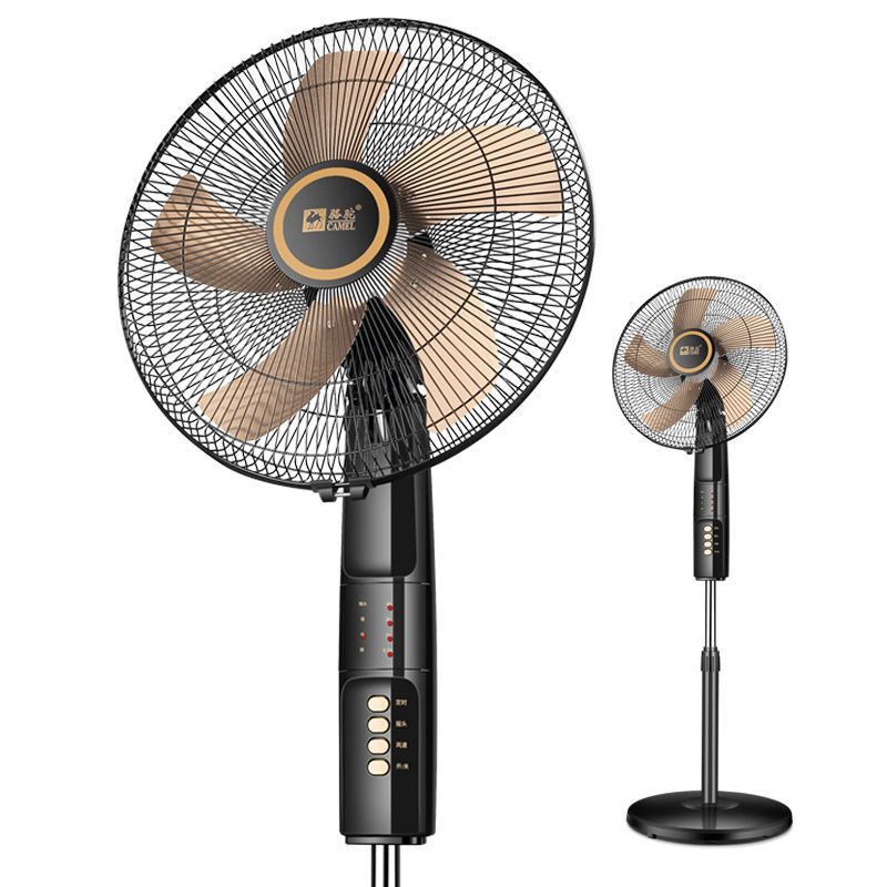 机械款 -铝叶20寸骆驼电风扇落地扇家用宿舍遥控台式扇学生摇头立式