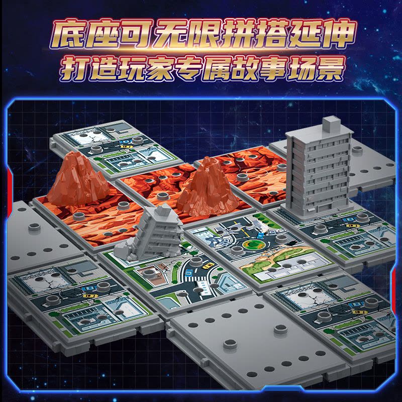 布鲁可奥特曼积木人盲盒拼装玩具儿童布鲁克群星版第九弹人偶男孩 经典版-赛罗无限形态图片