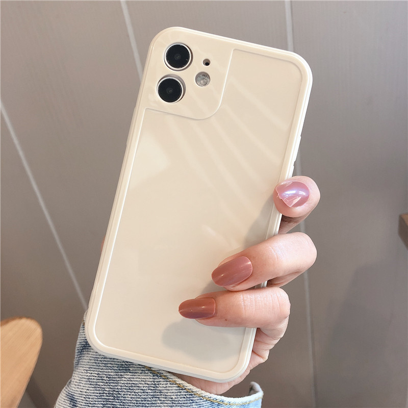 米白色相框光面直边10pro手机壳1110tpro全包防摔note9k30男女款pocom