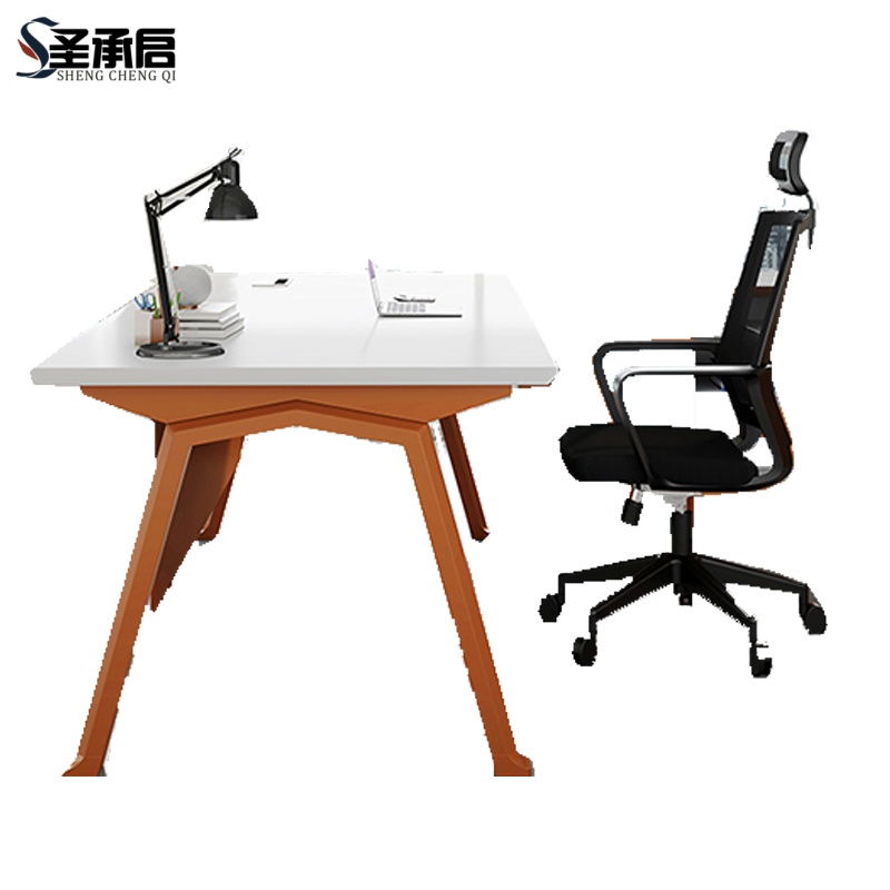 圣承启 领导桌 1.6m带椅张高清大图