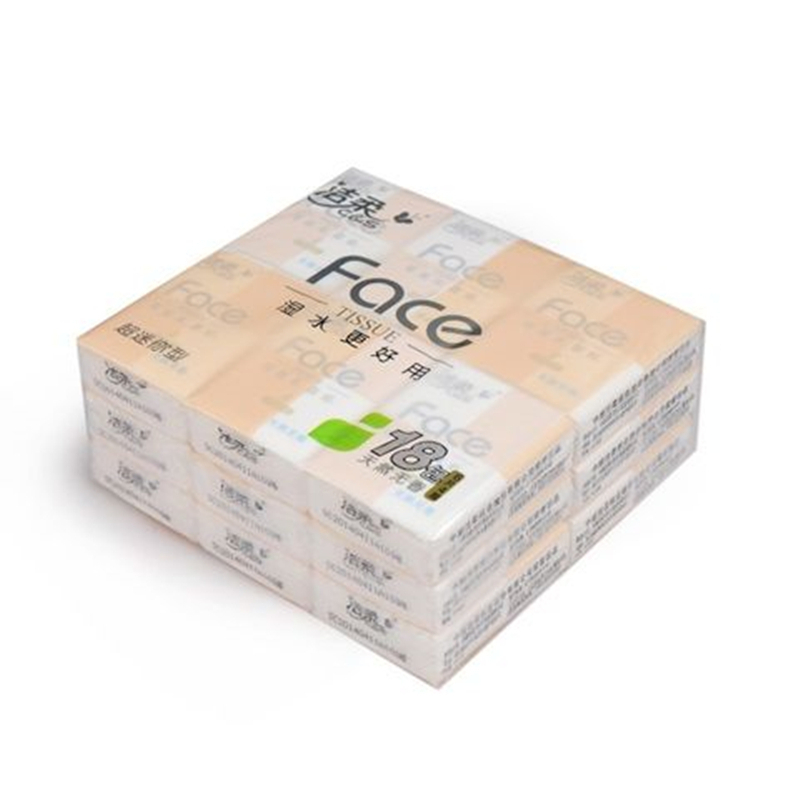 水面巾纸4层72包小包餐巾纸无香超迷你便携式纸巾学生上班携带小包纸