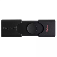 [免邮]金士顿(Kingston)32GB U盘 DTDE手机电脑两用优盘USB3.2 Type-C双接口 黑色