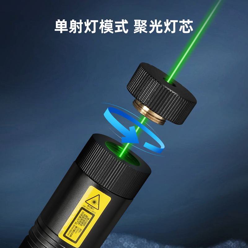 激光笔USB充电绿光指示笔绿光远射笔教鞭 [绿光]充电款-DL552008高清大图
