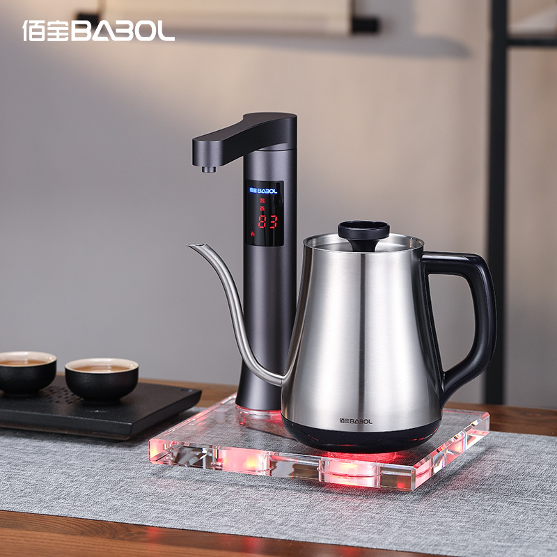 Babol佰宝DCH-913电子茶炉自动上水电热烧水壶家用全自动保温一体办公室泡茶专用烧水壶国产温控器