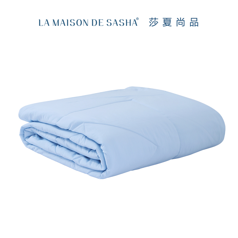 LA MAISON DE SASHA 创新设计柔软亲肤舒适轻盈透气夏被空调被 蓝色 150*200cm