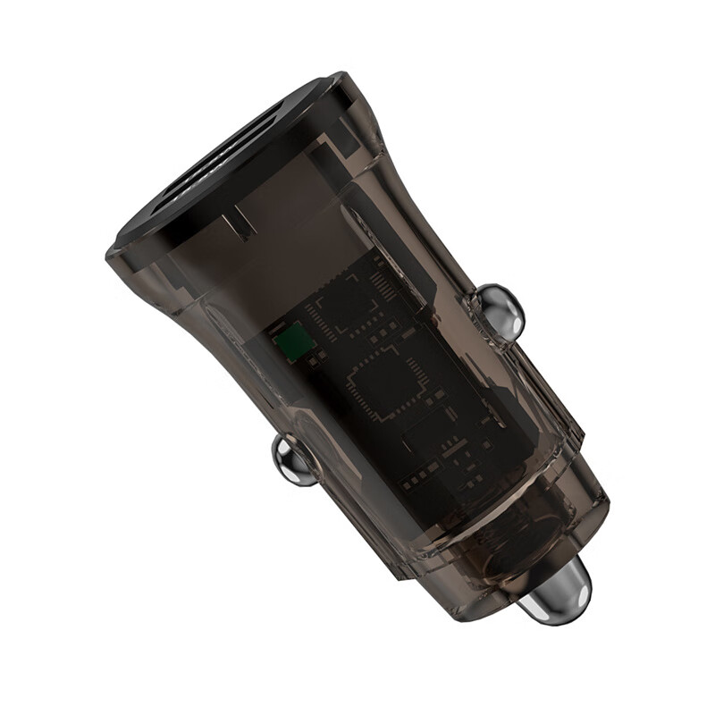 恩谷(ENGUE) 车载充电器 透明外壳15W +2USB输出 EG-CM06高清大图