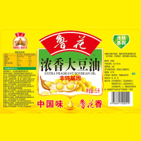 鲁花浓香大豆油5L+150g考拉椭圆面条 食用油烹饪炒菜调味家用5升大桶装团购 礼品