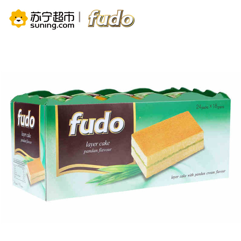 福多牌fudo;香兰味蛋糕;432g/盒;马来西亚