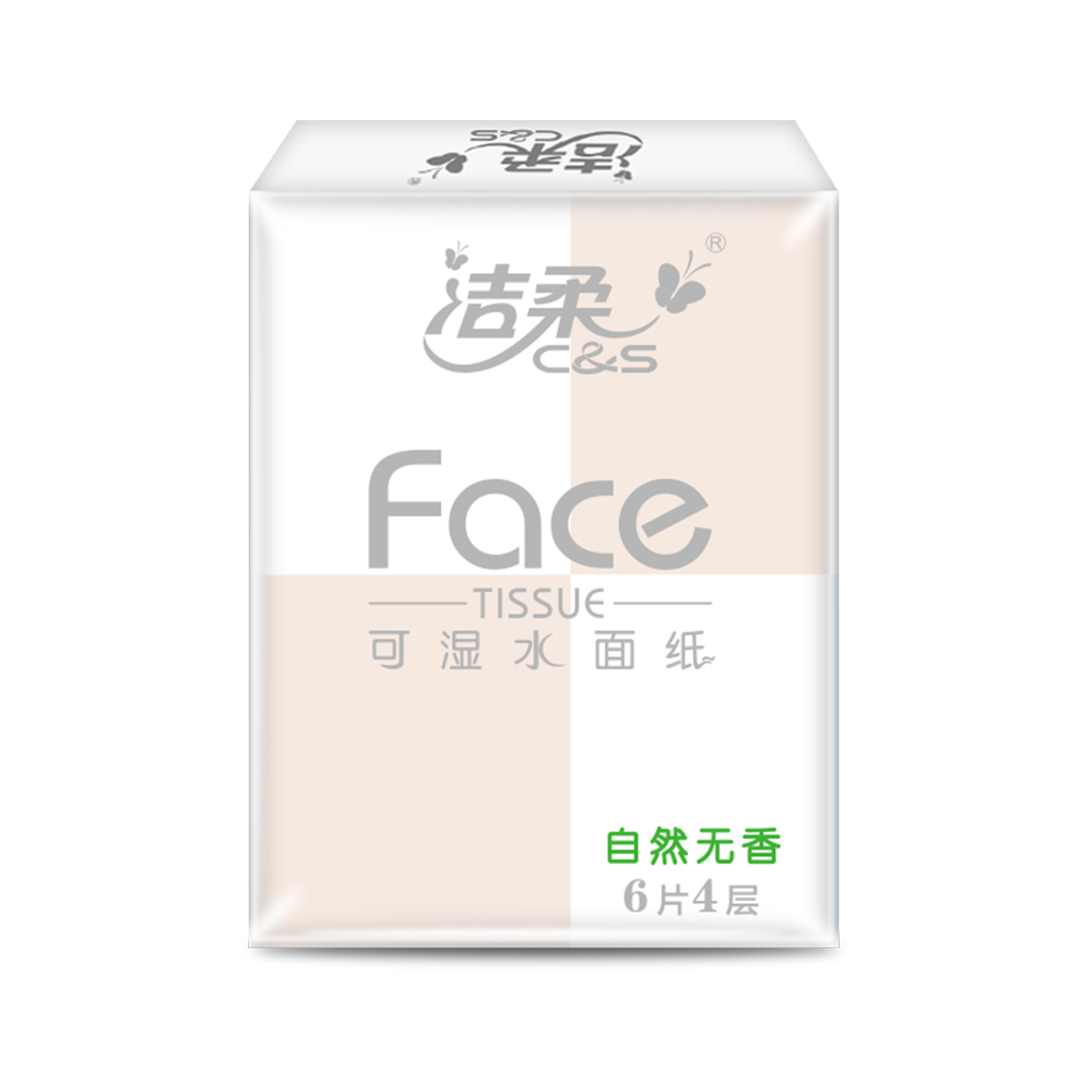 洁柔(C&S) Face粉超迷你手帕纸4层6片18包*6条*1箱高清大图