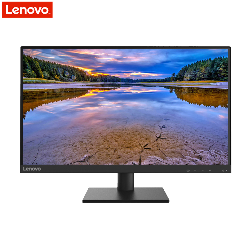 联想(Lenovo)23英寸宽屏窄边LED液晶显示器 黑色高清大图