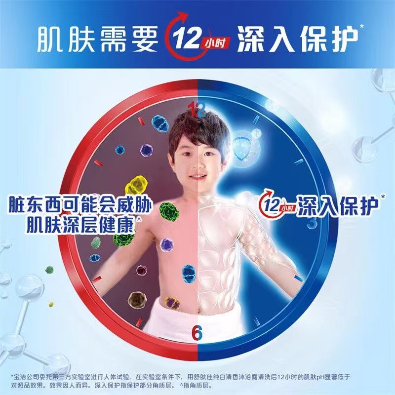 舒肤佳沐浴露纯白柠檬薰衣草清香温和深层净护泡沫丰富男女通用沐浴乳