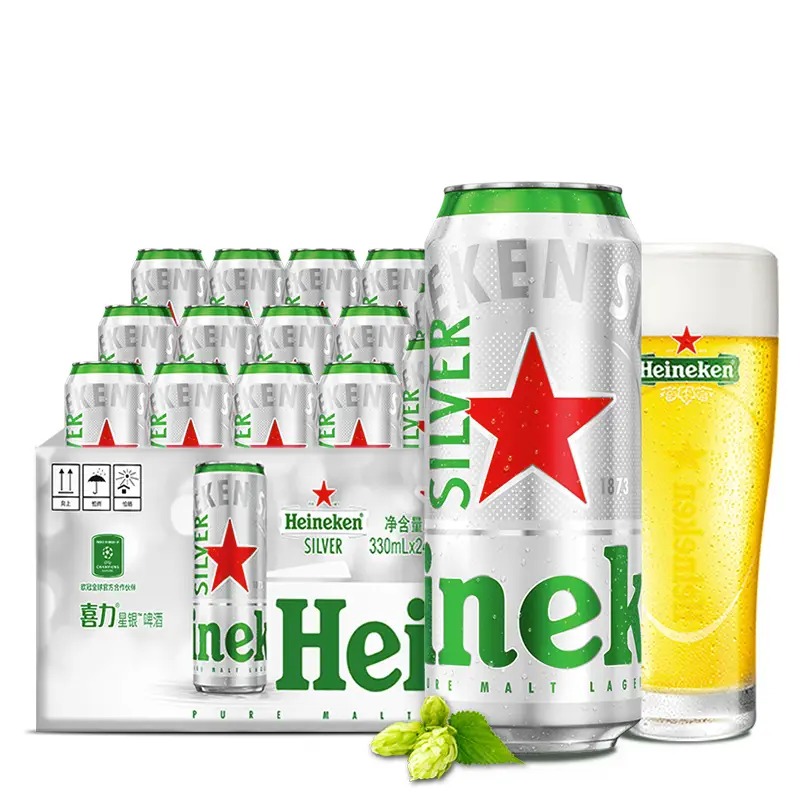 喜力星银330ml*24听