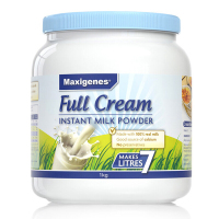 美可卓(Maxigenes) 全脂高钙成人奶粉1kg*1罐 蓝胖子 原装进口
