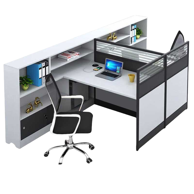 铭思达屏风工位两人位张高清大图