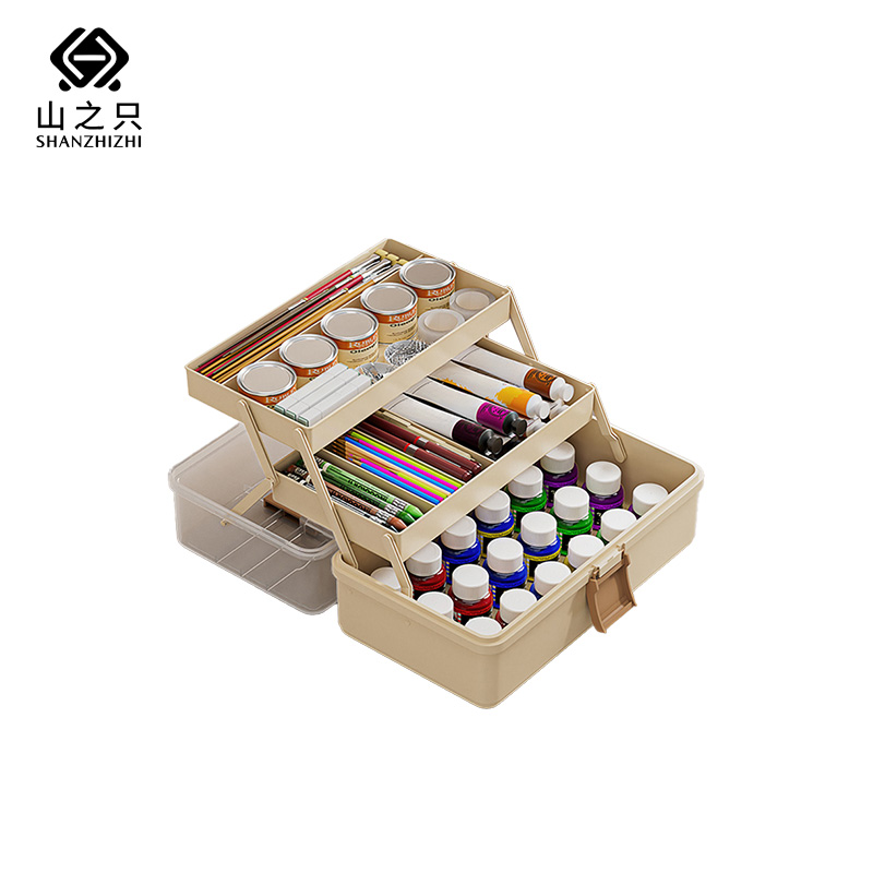 山之只 多层收纳箱 34*19*17.5cm 个