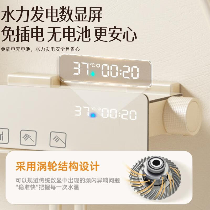 惠达(HUIDA)- HDY3X-TF30 淋浴花无顶喷洒套装家用卫浴卫生间增压精铜喷头浴室 [包安装]高清大图