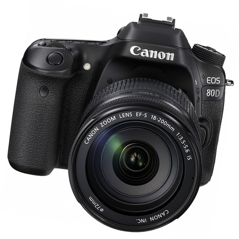 佳能(Canon) EOS 80D (腾龙18-200mm) 数码单反相机 单镜头套装 约2420万像素