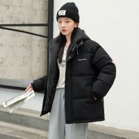 南极人面包服短款羽绒棉衣棉服女韩版宽松秋冬季外套棉袄2021新款 M建议96-110斤 2106#黑色