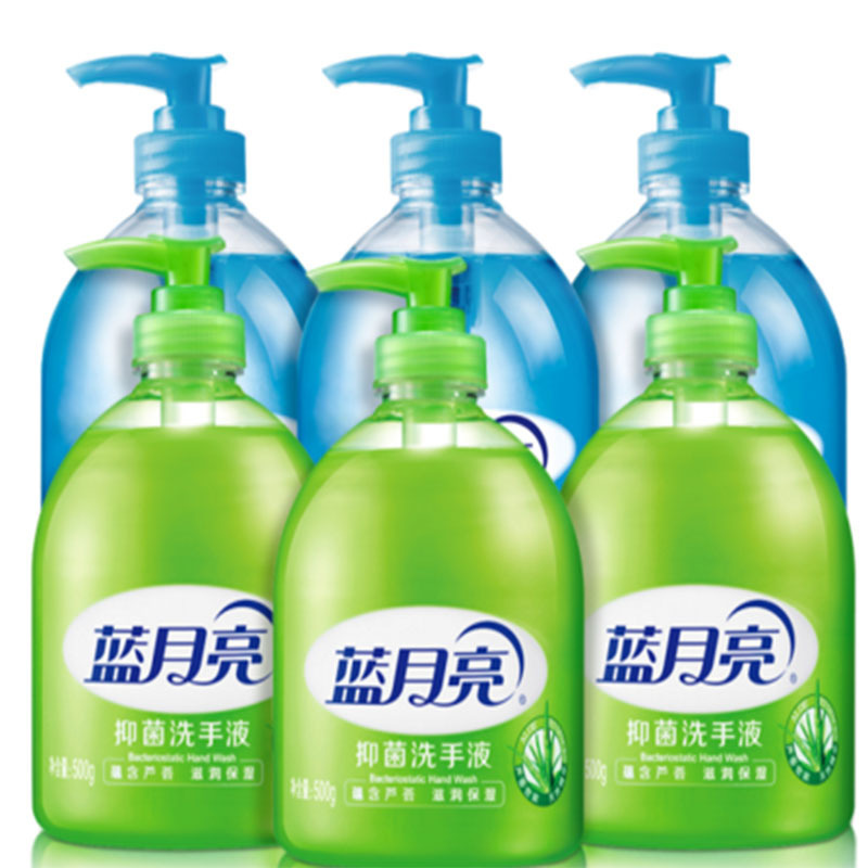 蓝月亮 LYH132292抑菌洗手液500g瓶+野菊花500g瓶 混合功效 包装随机