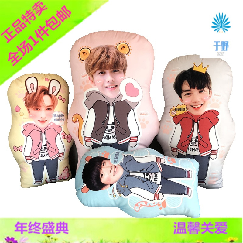 赢夫人 Mrs Win 抱枕蔡徐坤人形抱枕diy朱正廷真人定制来图定做照片吴磊订做枕头 价格图片品牌报价 苏宁易购赢夫人于野家纺专卖店