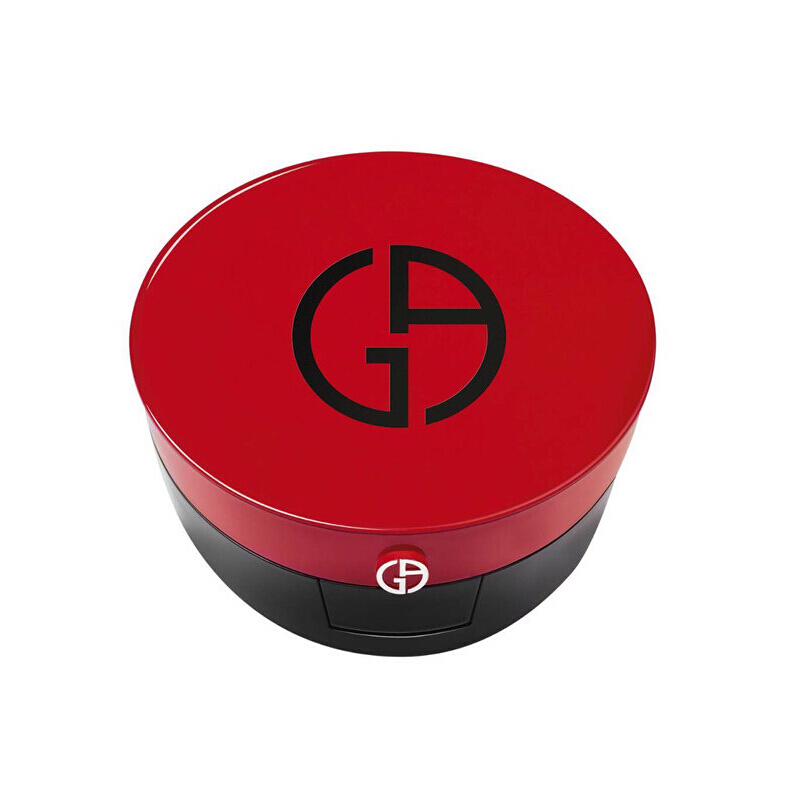 阿玛尼(armani)气垫红色轻垫精华气垫bb霜15g 遮瑕粉底 红色气垫4号