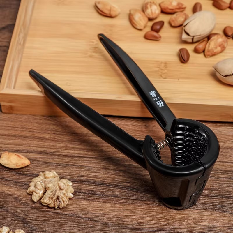 张小泉铝合金家用核桃夹轻量化开壳器防滑省力坚果钳不伤果仁8138