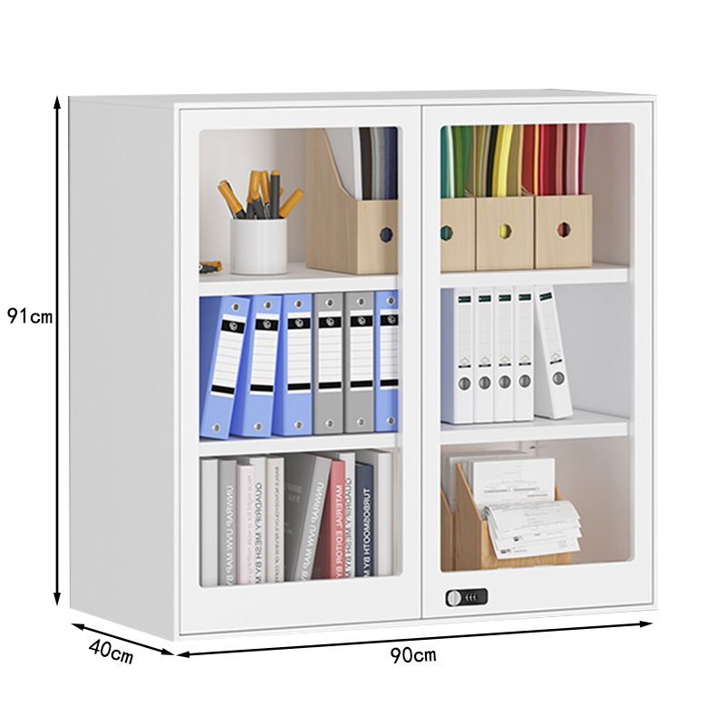 繁哲思办公柜D 玻璃柜90*40*91cm台