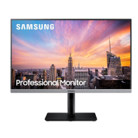 三星 (SAMSUNG) S24R650FDC 23.8英寸 IPS高清广视角 升降底座 支持壁挂商用办公 高清电脑显示器 (HDMI+DP+VGA)