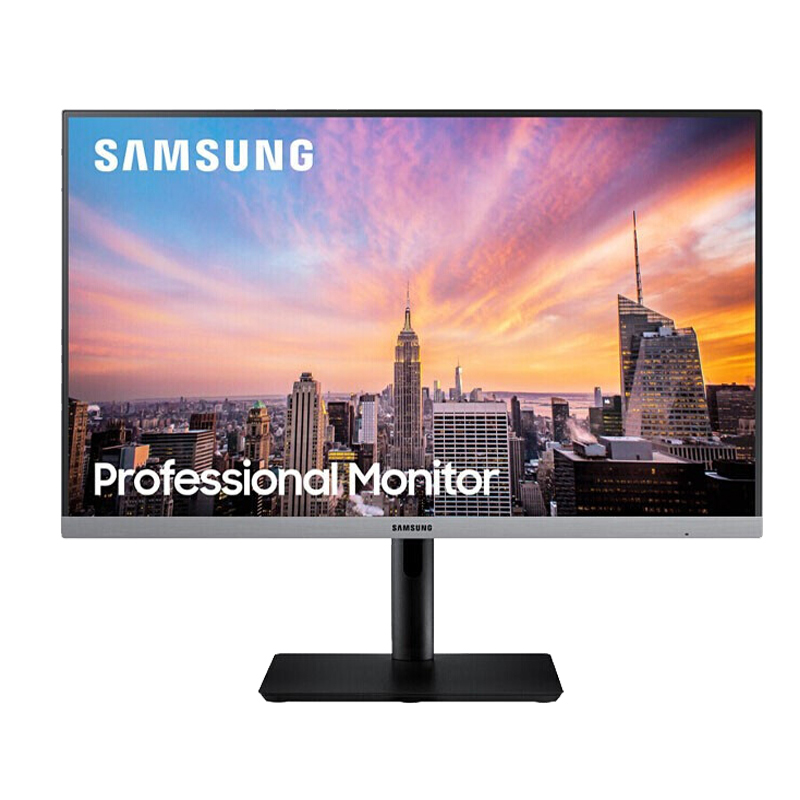 三星 (SAMSUNG) S24R650FDC 23.8英寸 IPS高清广视角 升降底座 支持壁挂商用办公 高清电脑显示器 (HDMI+DP+VGA)