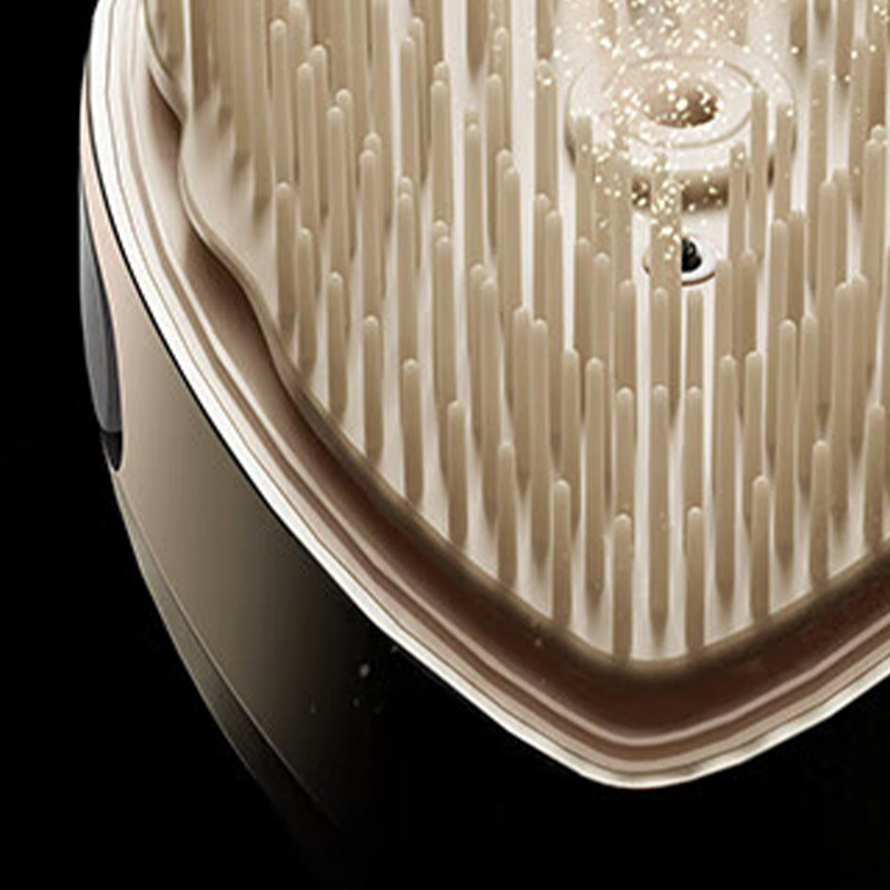 科西导液梳改善毛躁头发护理精油梳玫瑰金GS-EC1高清大图