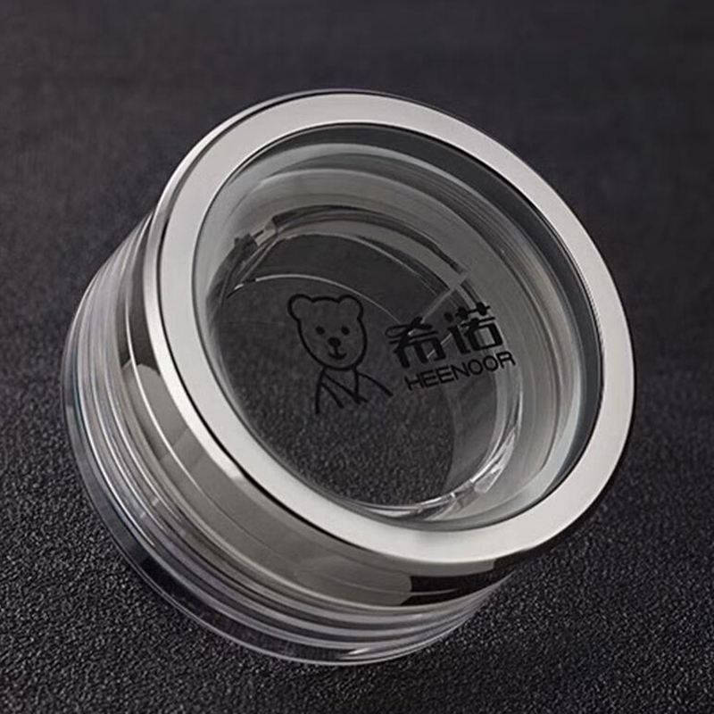 希诺玻璃杯300ml密封防漏户外便携双层本色XN-7052K高清大图