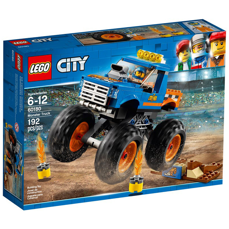 LEGO 乐高 City城市系列巨轮越野车拼插玩具6-12岁 192粒 60180